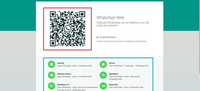 Afb. 01 - WhatsApp Web
